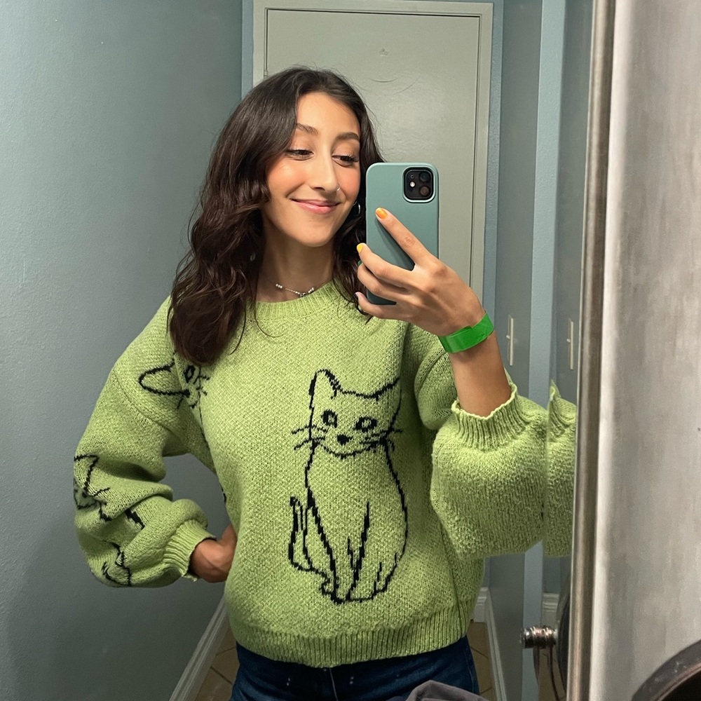 Small SHEIN cat sweater